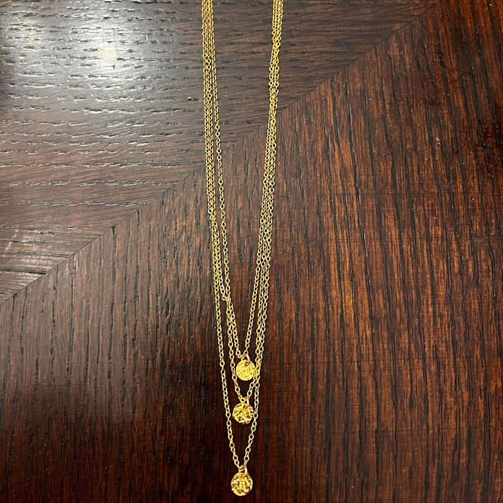 Gorjana layered necklace